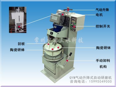 气动升降实验研磨机